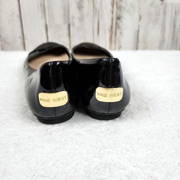 Nine West Lucille Black Flats Size 7 - Picture 6 of 10